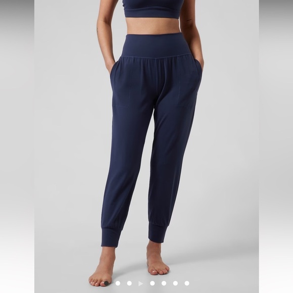 Athleta Pants - Athleta Navy Blue Salutation Jogger in Powervita